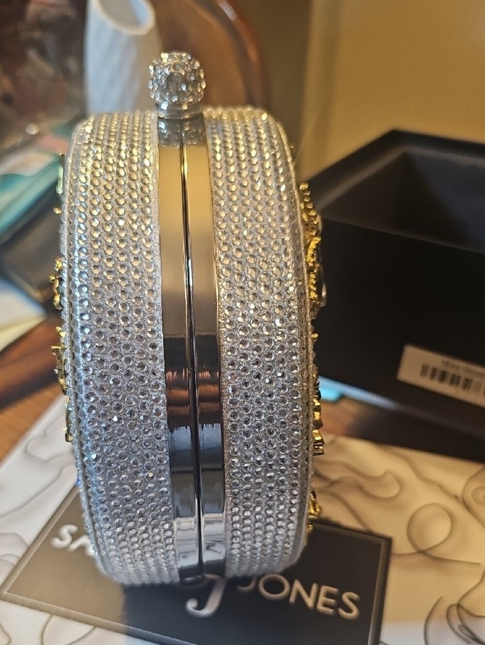 Sassy Jones Miss Beaslet Crystal Clutch - Multicolor - Picture 3 of 4